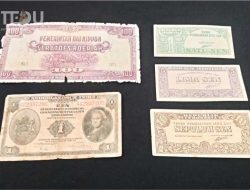 Mata uang Jepang, NICA dan ORI yang sempat beredar pada masa awal kemerdekaan Indonesia - Koleksi STEDU